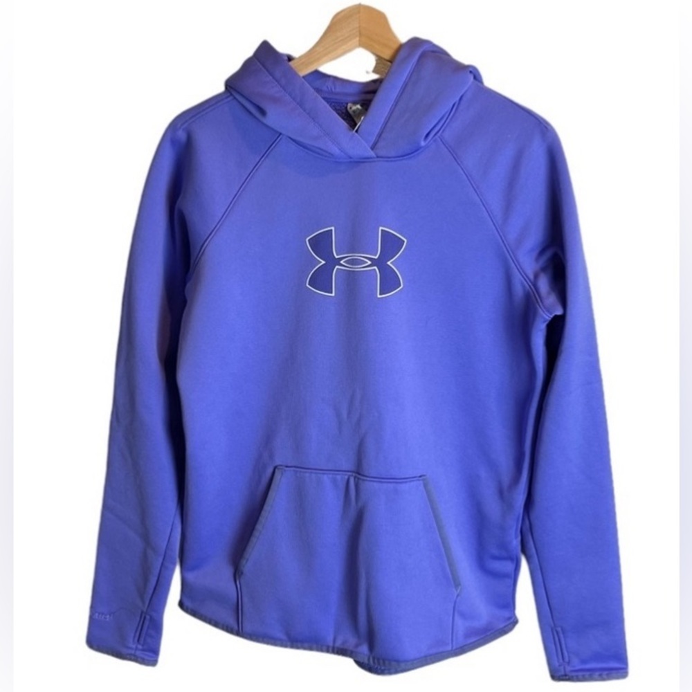 Under Armour cold gear Fleece lining storm hoodie purple size M‎